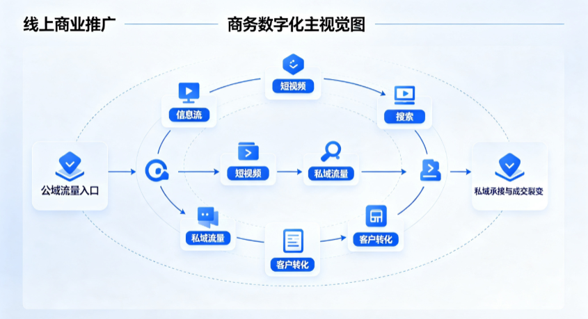 南票区线上商业推广怎么做？全域流量闭环搭建与低成本转化实战指南